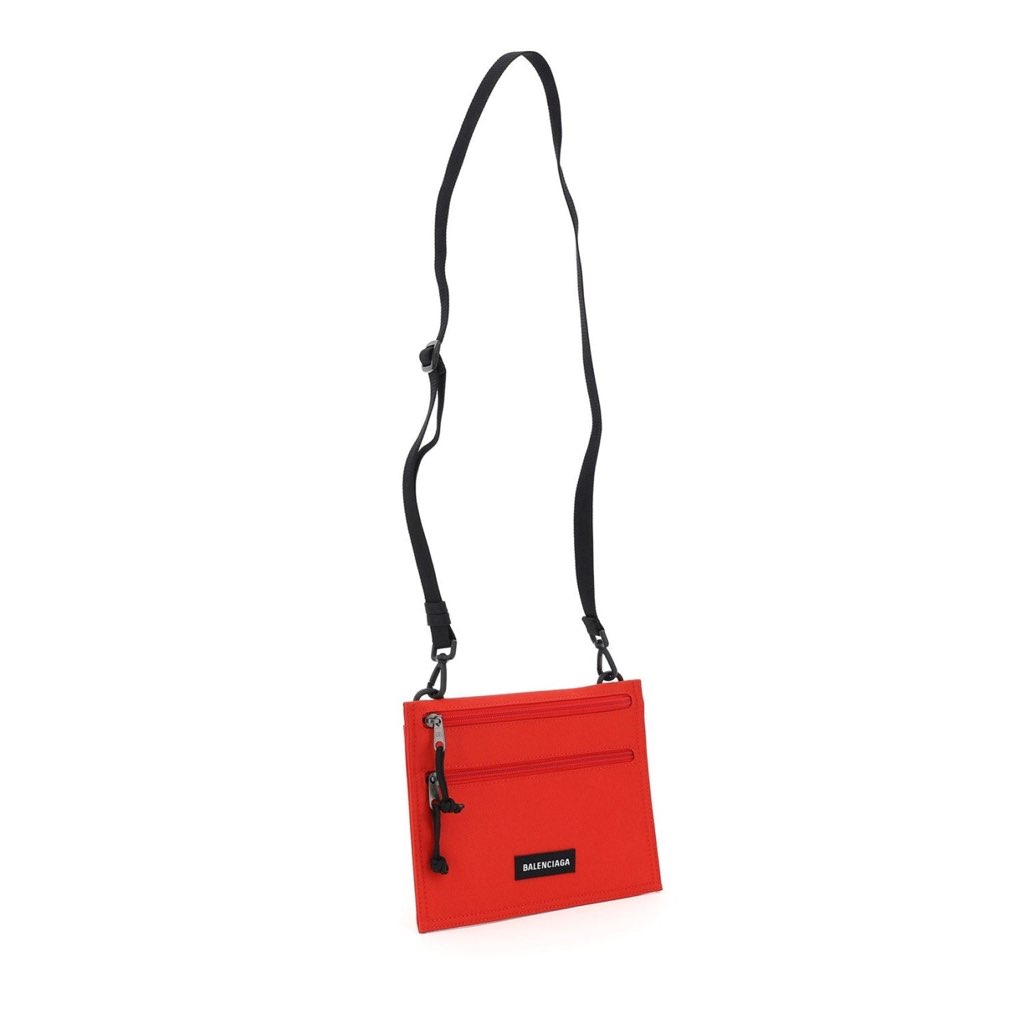 Balenciaga Balenciaga Explorer Pouch Bright Red Nylon