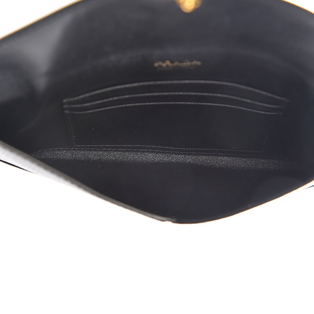 Prada Prada Black Vitello Move Leather Long Envelope Wallet - Detail 1
