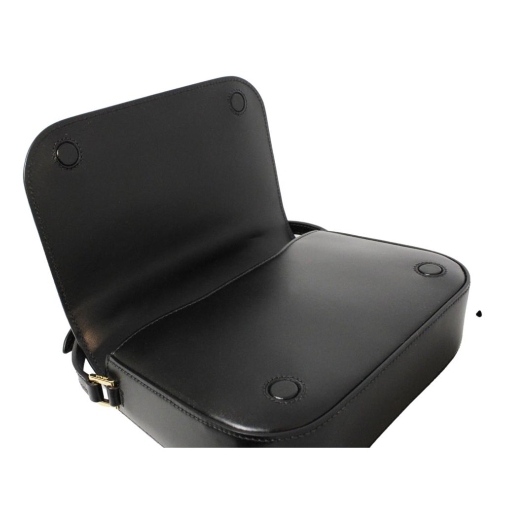 Prada Prada City Calf Leather Black Crossbody Flap Bag - Image 6