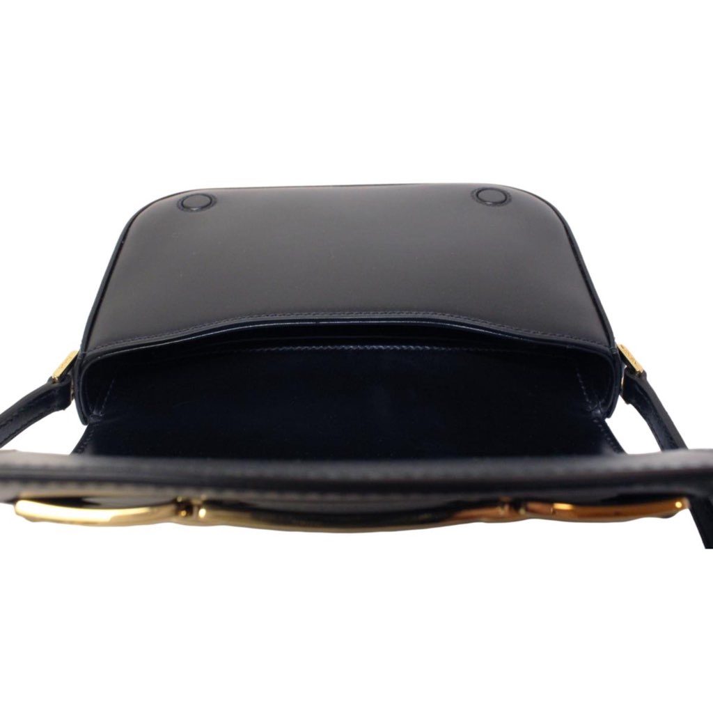 Prada Prada City Calf Leather Black Crossbody Flap Bag - 4