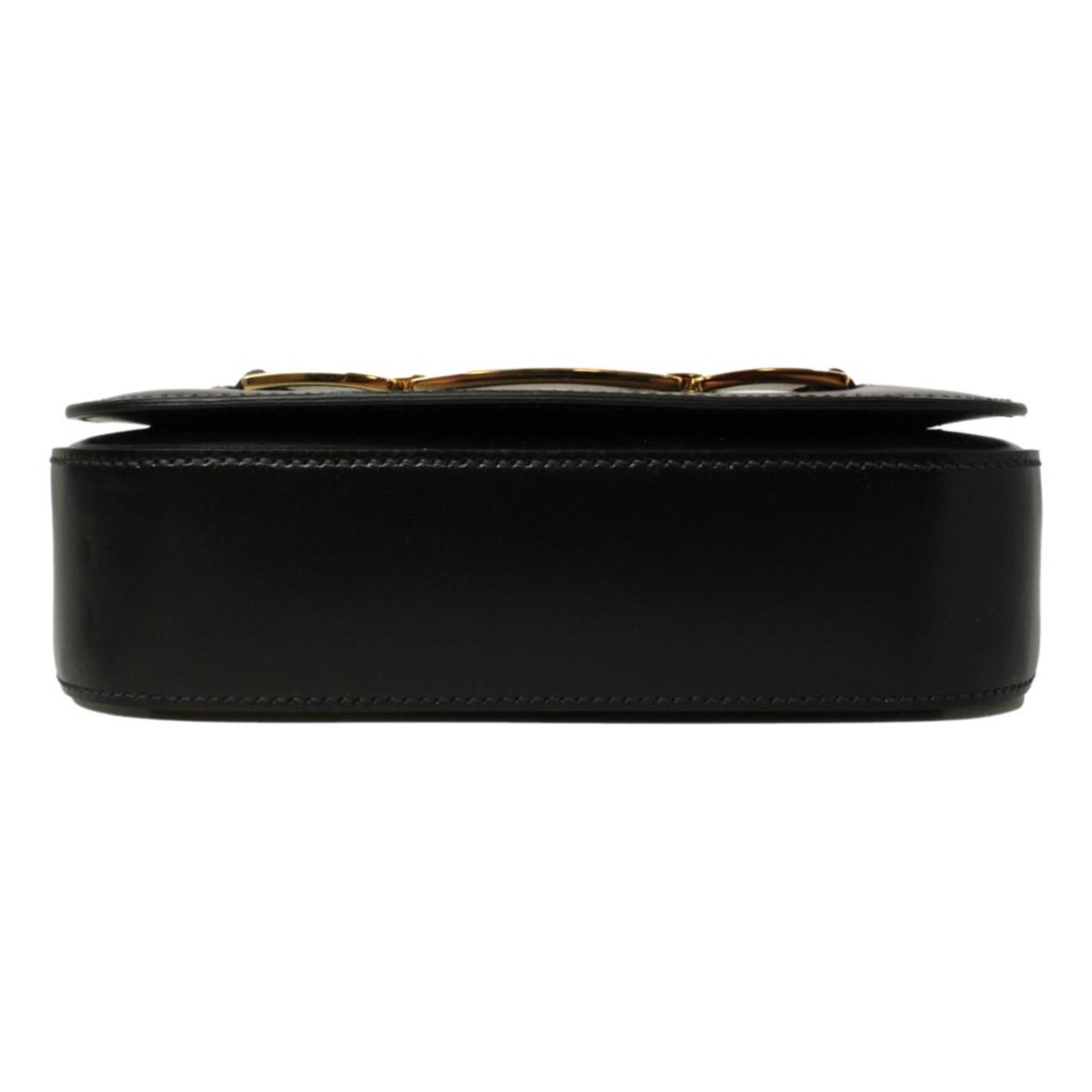 Prada Prada City Calf Leather Black Crossbody Flap Bag - Side view