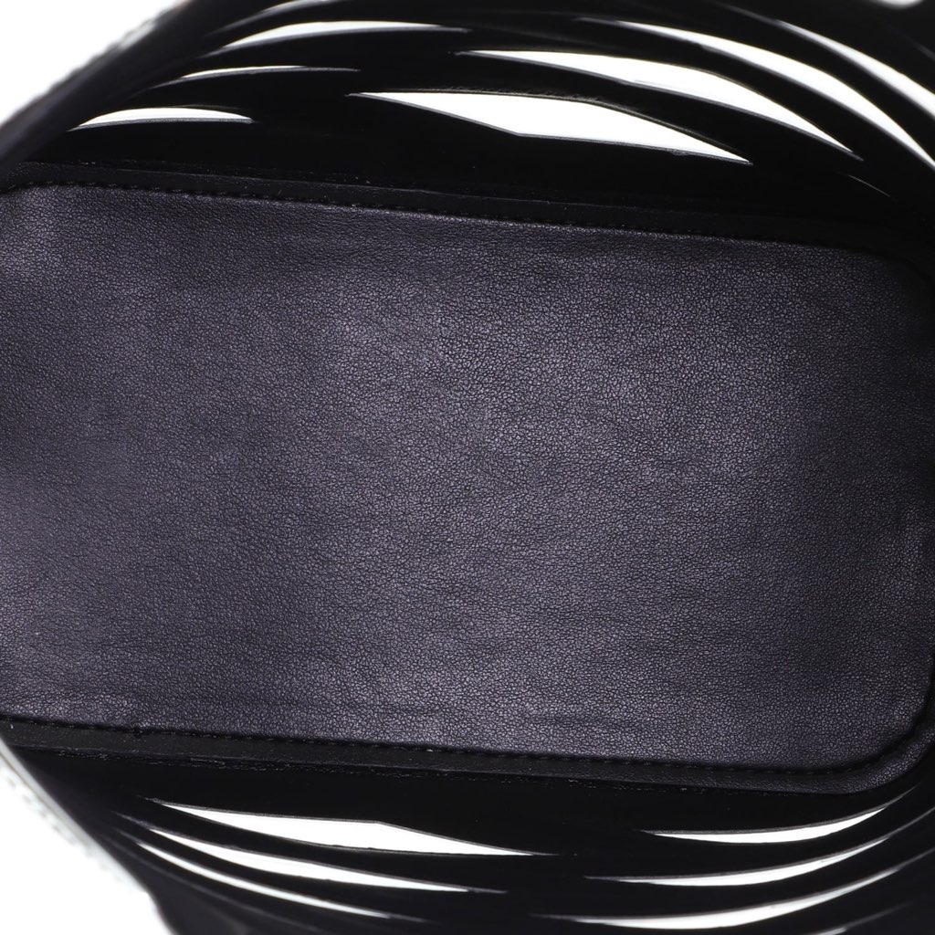 Balenciaga Balenciaga Neo Basket Metallic Silver Leather Small Satchel Bag - Image 12