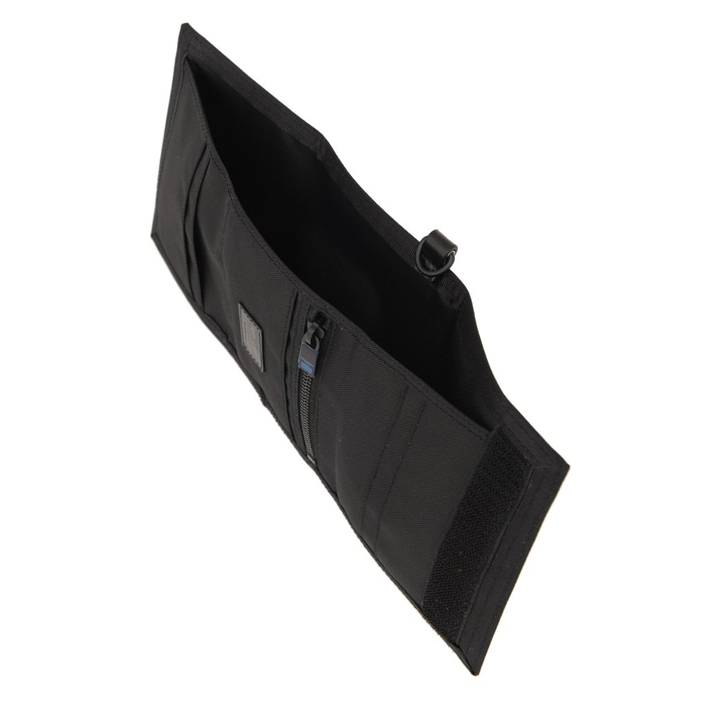 Saint Laurent Saint Laurent Nuxx Black Nylon Chain Trifold Wallet - 4