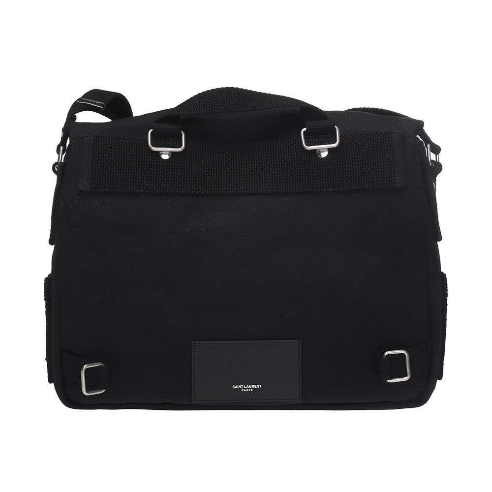 Saint Laurent Saint Laurent Sac Army Black Canvas Messenger Bag - Detail 1