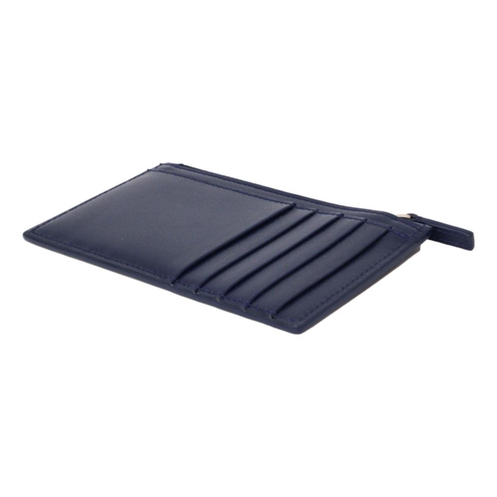 Balenciaga Balenciaga Cash Navy Leather Large Coin Card Holder Wallet - Detail 2