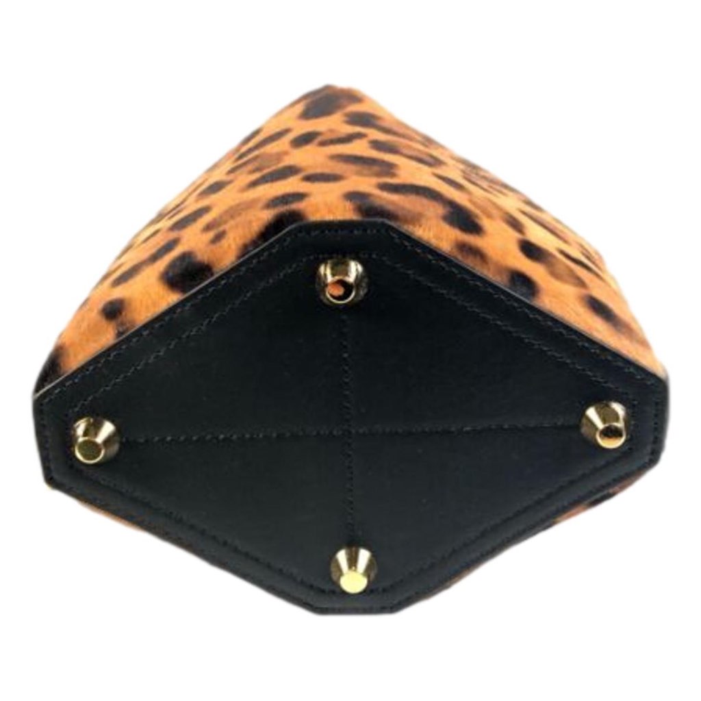 Alexander Mcqueen Alexander McQueen The Bucket Bag Leopard Print Pony Hair - Image 12
