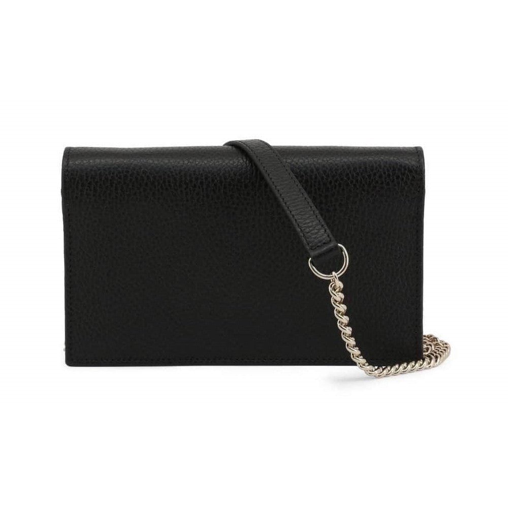 Gucci Gucci Marmont Black Dollar Calfskin Leather Interlocking GG Bag - Side view