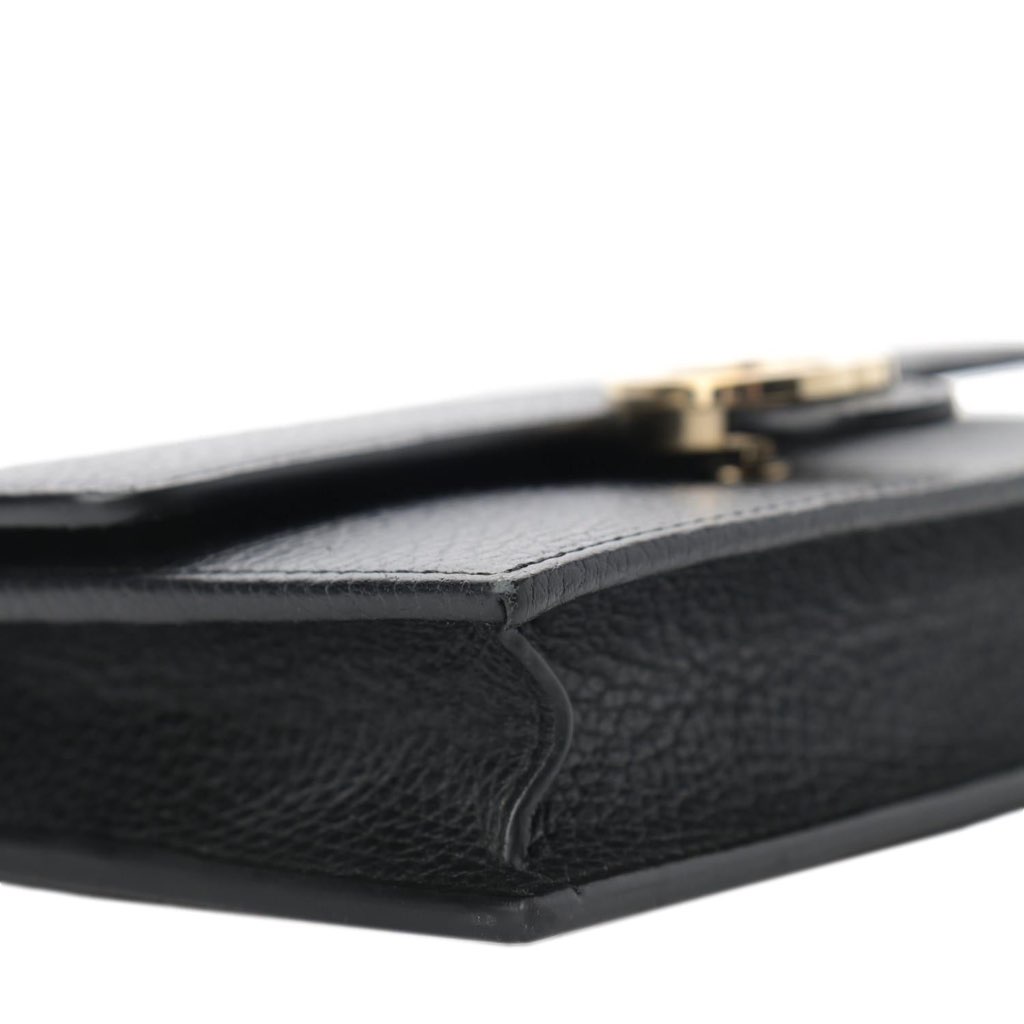 Gucci Gucci Marmont Black Dollar Calfskin Leather Interlocking GG Bag - Image 10