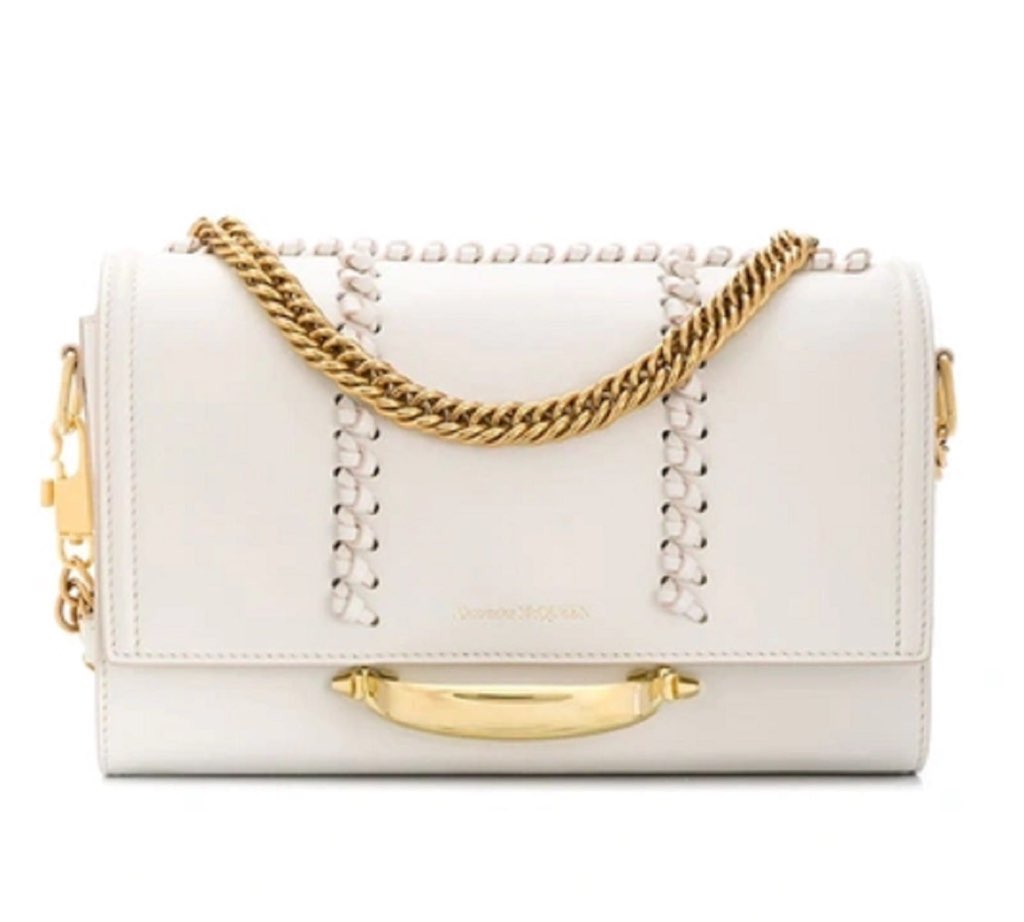 Alexander Mcqueen Alexander McQueen The Story Whipstitch Leather Shoulder Bag
