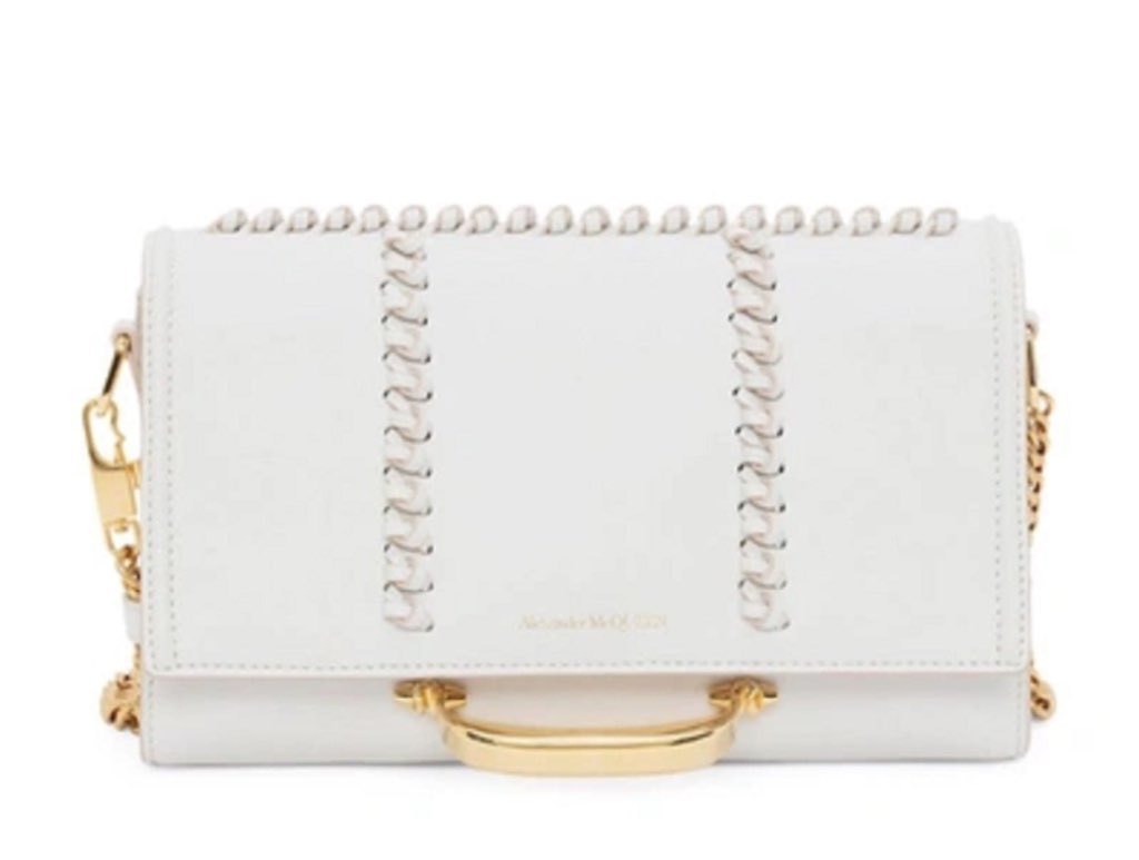 Alexander Mcqueen Alexander McQueen The Story Whipstitch Leather Shoulder Bag - Side view