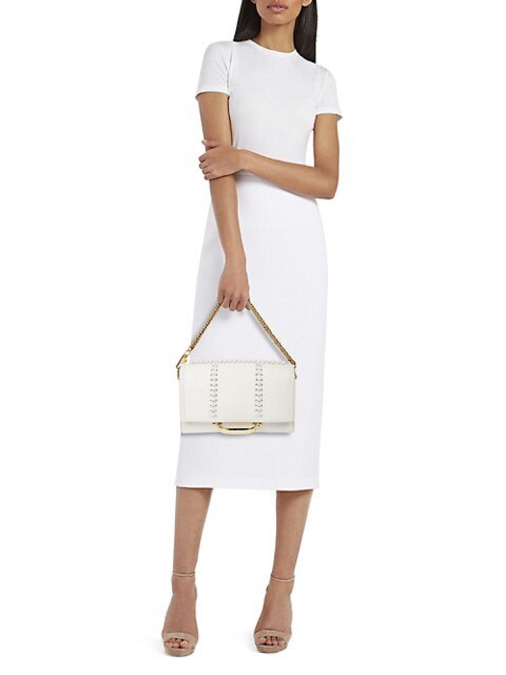 Alexander Mcqueen Alexander McQueen The Story Whipstitch Leather Shoulder Bag - Detail 1