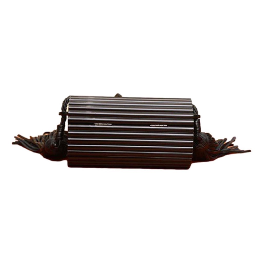 Saint Laurent Saint Laurent Black Plexiglass Minaudiere Opium Box Bag - Side view