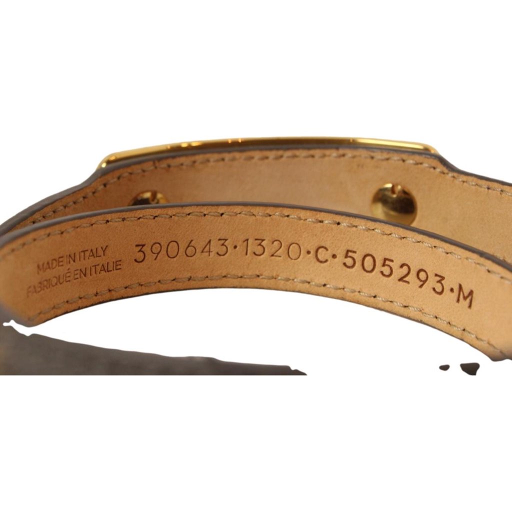 Balenciaga Balenciaga Arena Triple Wrap Bracelet Dark Grey Studded Leather Small - Image 6