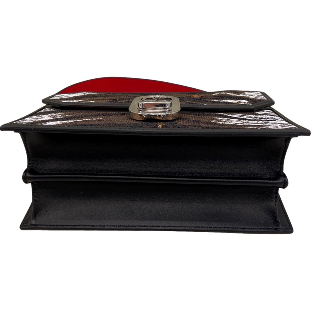 Christian Louboutin Christian Louboutin Elisa Paillettes Sequin Bengal Calf Bag - 4