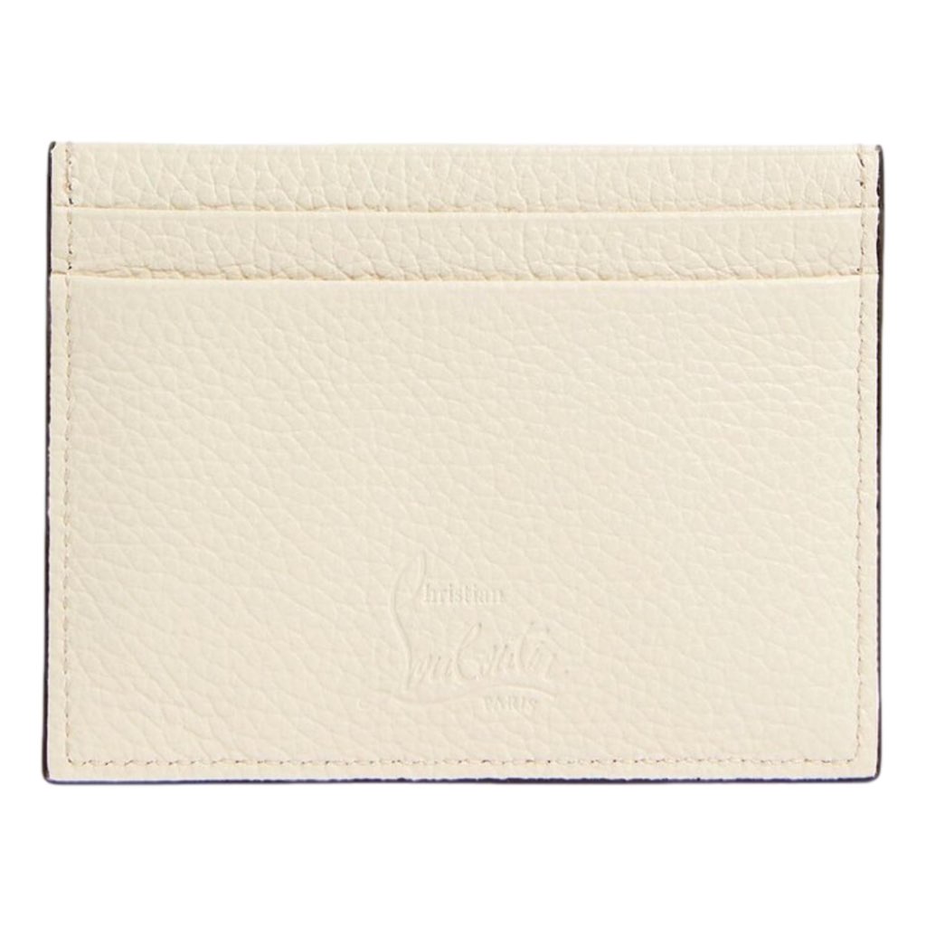 Christian Louboutin Christian Louboutin Kios Loubisky Spike Snow Leather Card Holder - Image 6