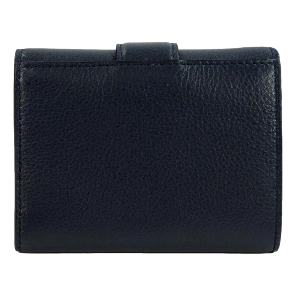 Jimmy Choo Jimmy Choo Cheri Dark Blue Leather Trifold Walllet - 4