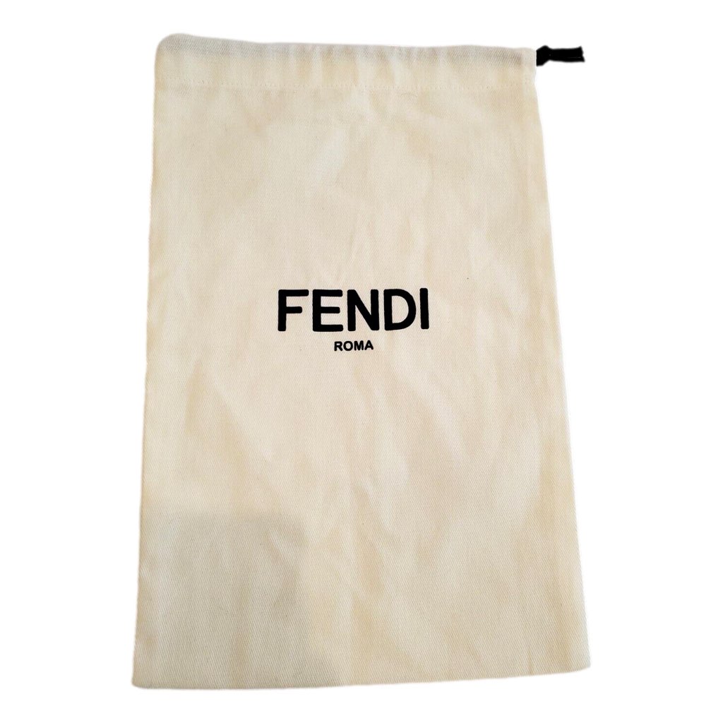 Fendi Fendi FF Print Nero and Bianco Knitted Wool Scarf - 4