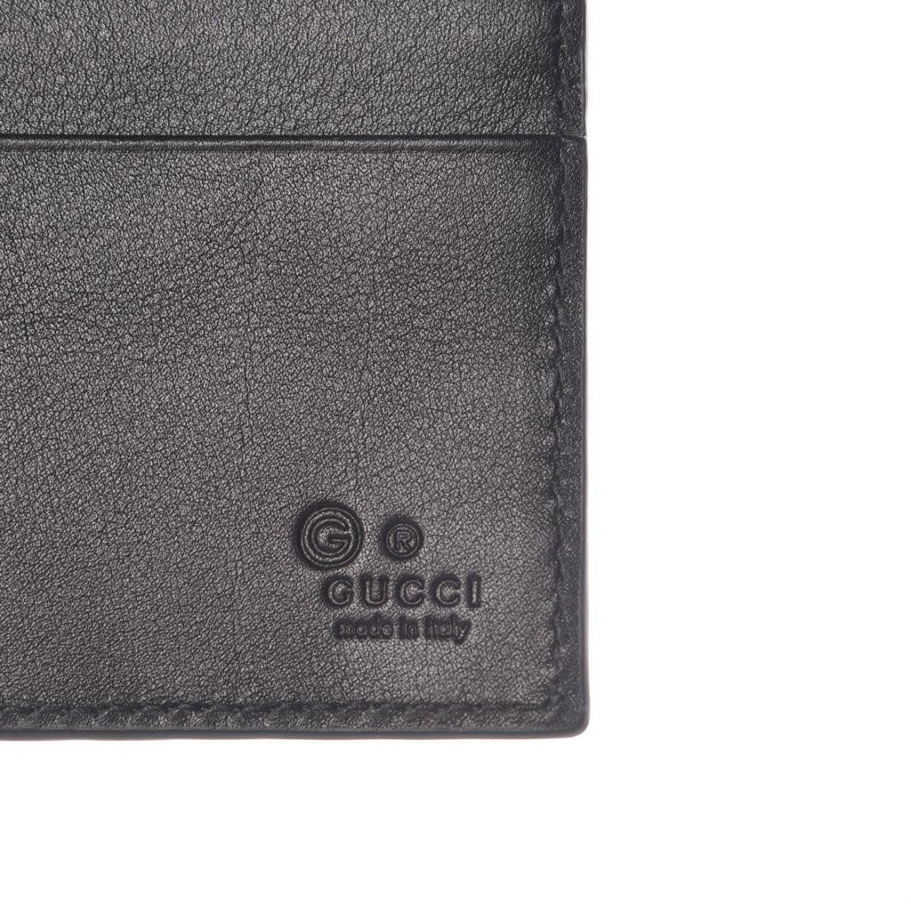 Gucci Gucci Unisex Microguccissima GG Black Money Clip Wallet - Detail 2