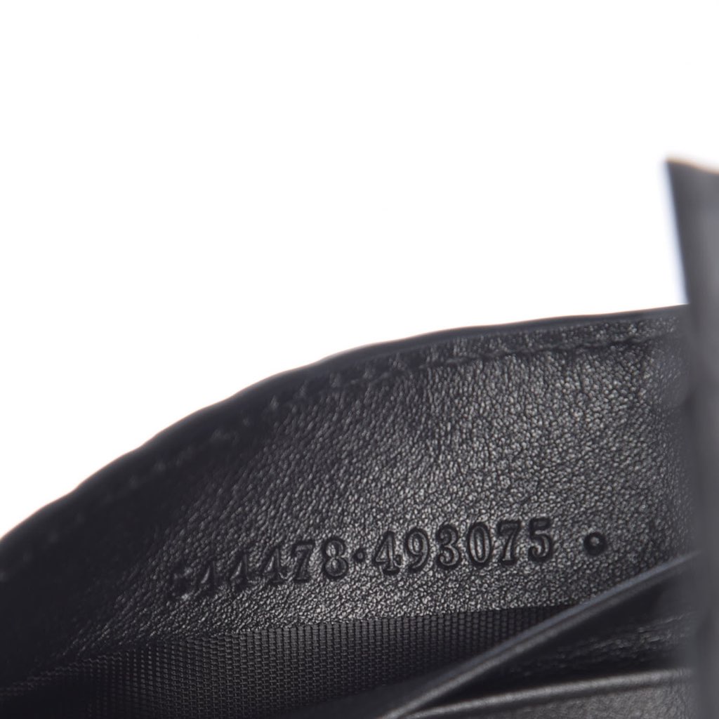 Gucci Gucci Unisex Microguccissima GG Black Money Clip Wallet - Image 10