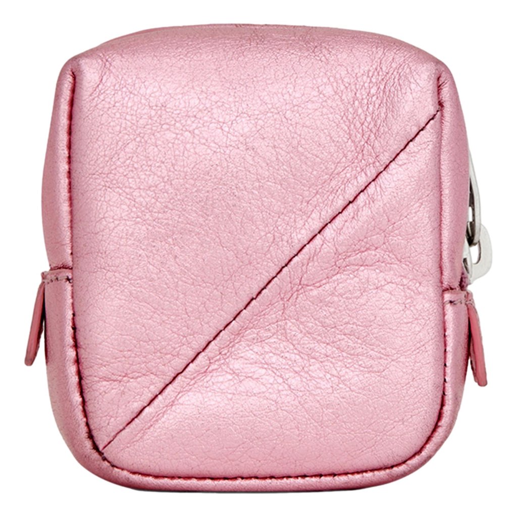 Saint Laurent Saint Laurent Jamie YSL Keyring Cube Pink Leather - Back view