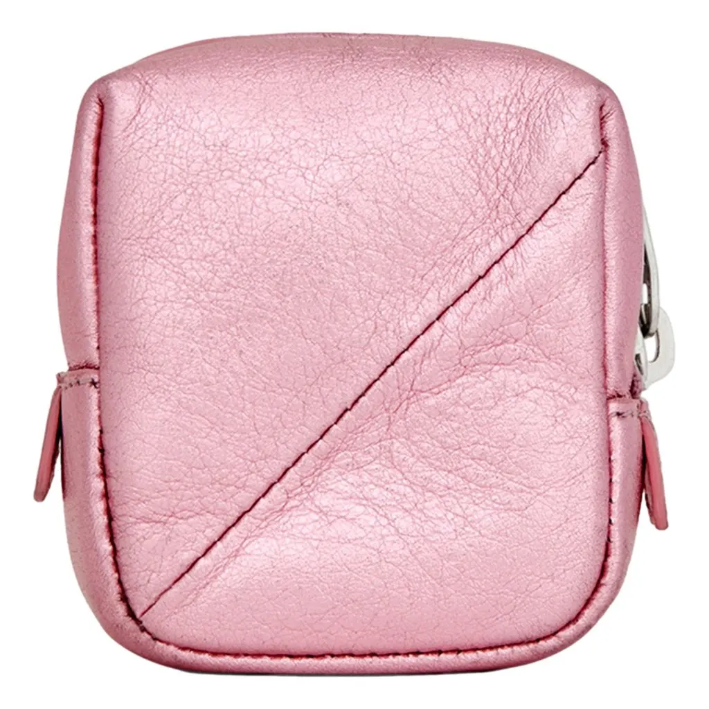 Saint Laurent Jamie YSL Keyring Cube Pink Leather Pink Never worn, with tag - Back View