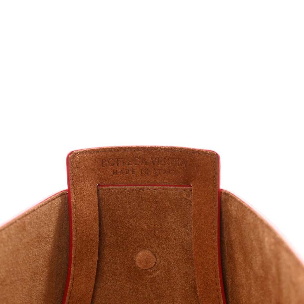 Bottega Veneta Bottega Veneta The Shell Bag Chili Tomato French Calfskin - Detail 1