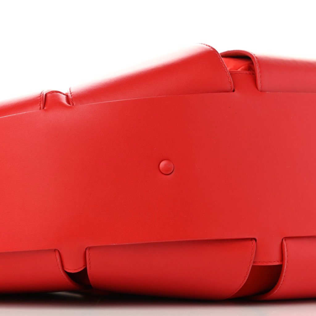 Bottega Veneta Bottega Veneta The Shell Bag Chili Tomato French Calfskin - Detail 2