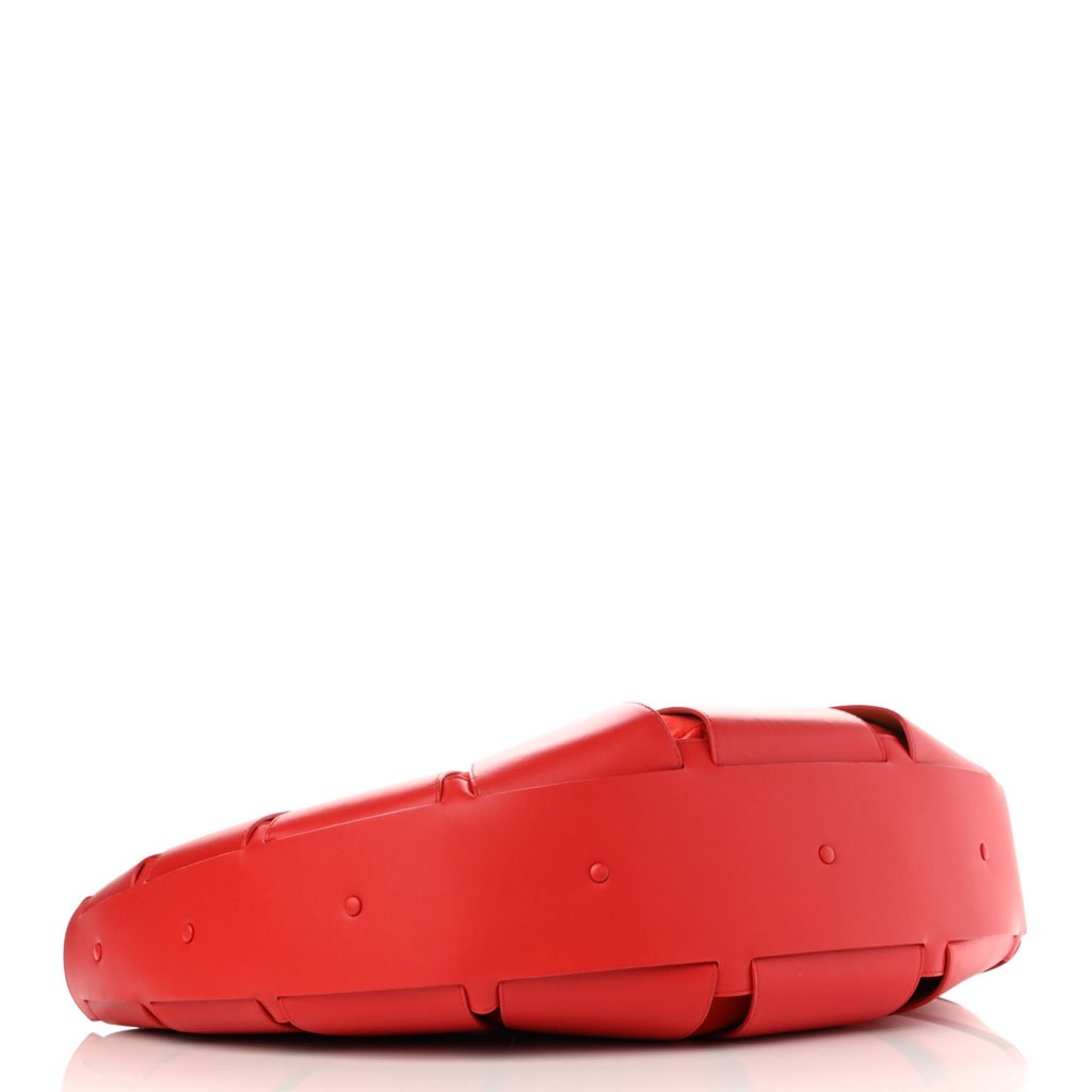 Bottega Veneta Bottega Veneta The Shell Bag Chili Tomato French Calfskin - Image 11