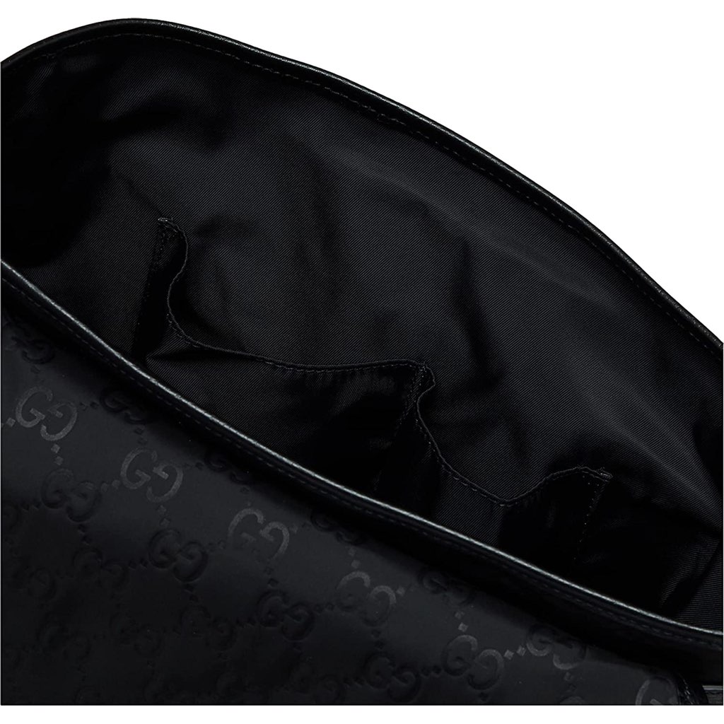 Gucci Gucci GG Logo Black Nylon Small Messenger Bag - Image 6