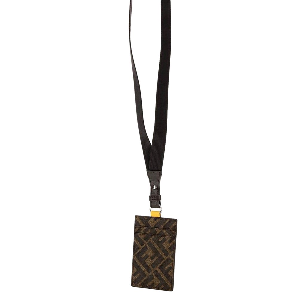Fendi Fendi Zucca Canvas Cardholder Wallet Lanyard - Image 6