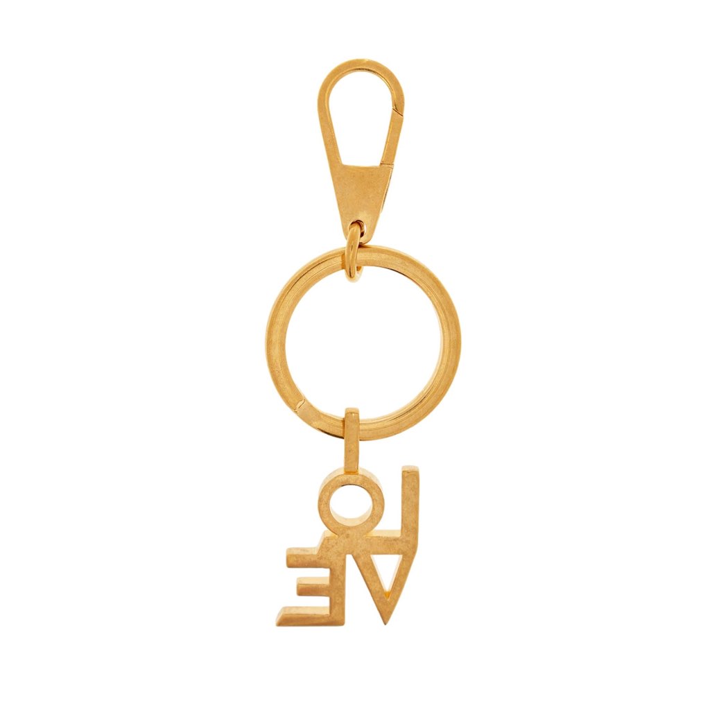 Saint Laurent Saint Laurent Love Brass Keyring 670425 - Image 6