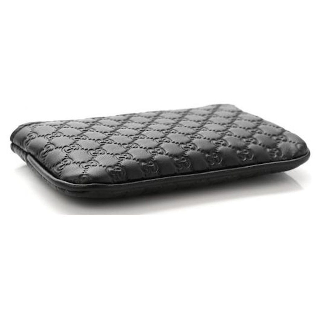 Gucci Gucci Micro GG Black Leather Key Case - Image 6