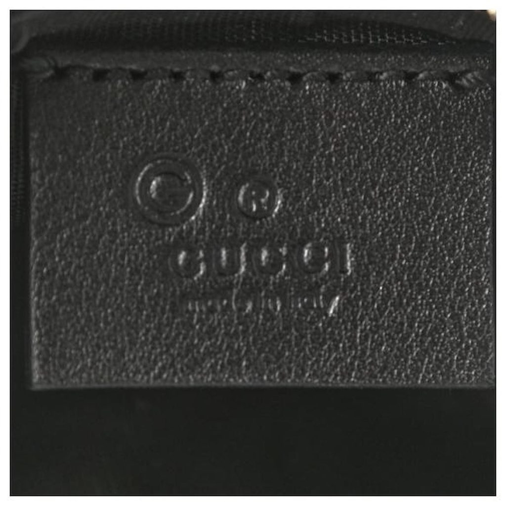 Gucci Gucci Micro GG Black Leather Key Case - Detail 1