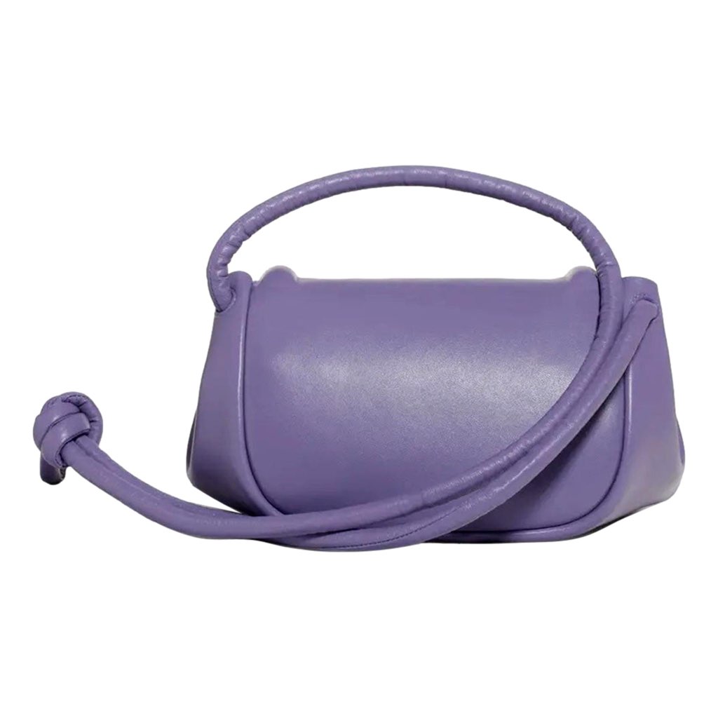 Bottega Veneta Bottega Veneta Beak Lavender Nappa Leather Small Crossbody Bag - 4