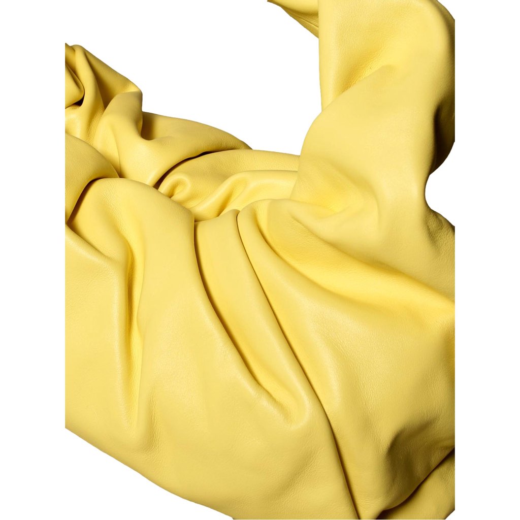 Bottega Veneta Bottega Veneta The Shoulder Pouch Sherbert Yellow Nappa Shoulder Bag - 4