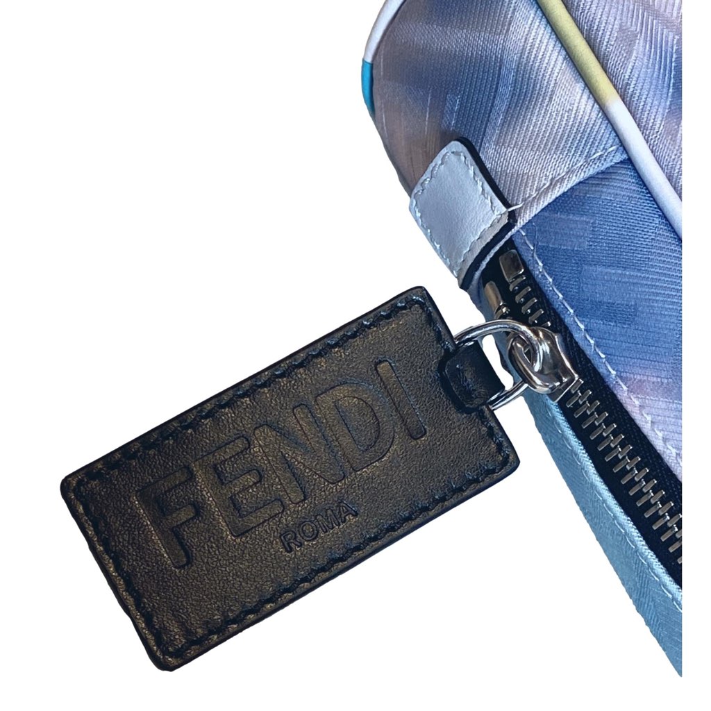 Fendi Fendi FF Motif Multicolor Printed Canvas Medium Travel Beauty Case - Detail 1