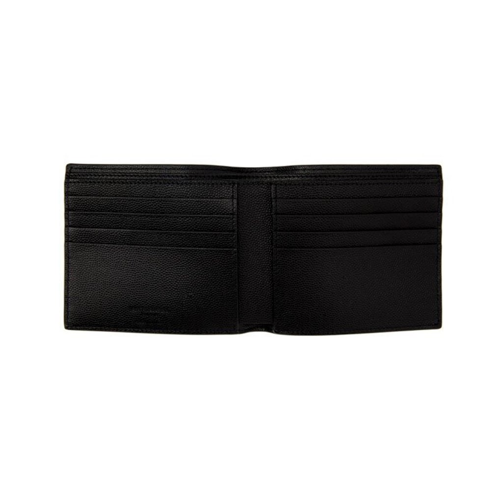 Saint Laurent Saint Laurent BabyCat Leopard Print Black and White Leather Bifold Wallet - Image 6