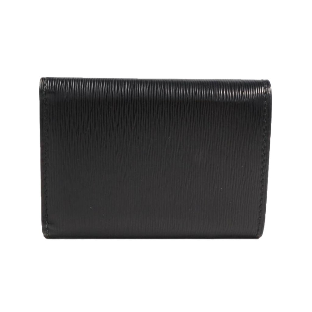 Prada Prada Womens Vitello Move Black Leather Compact Envelope Trifold Wallet - Detail 1
