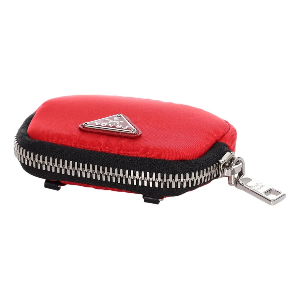 Prada Prada Tessuto Red Nylon Cargo Mini Pouch on Lanyard Neck Bag - Image 6
