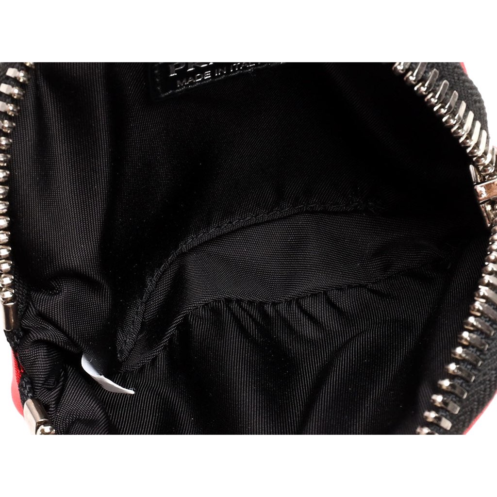 Prada Prada Tessuto Red Nylon Cargo Mini Pouch on Lanyard Neck Bag - 4