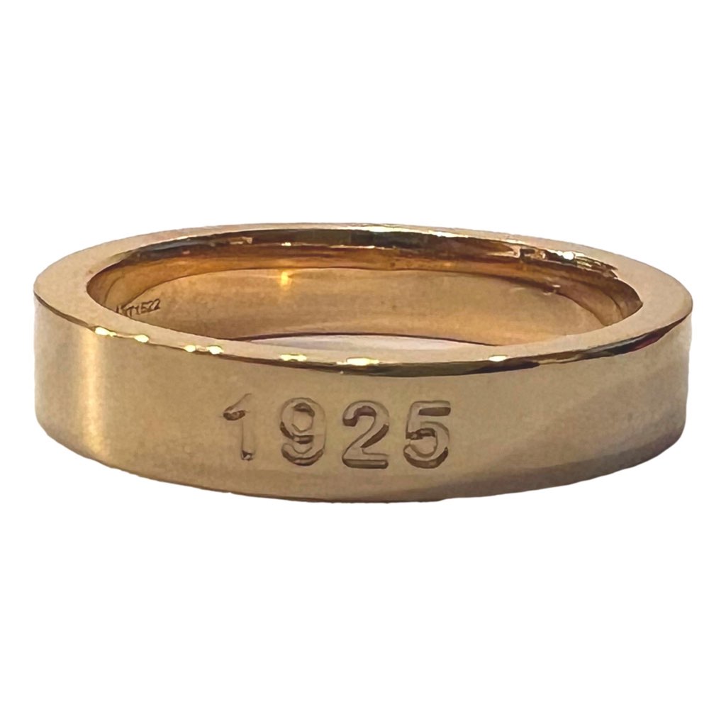 Fendi Fendi Master Key Pendant Gold Finish Metal Medium Fashion Ring - Image 6