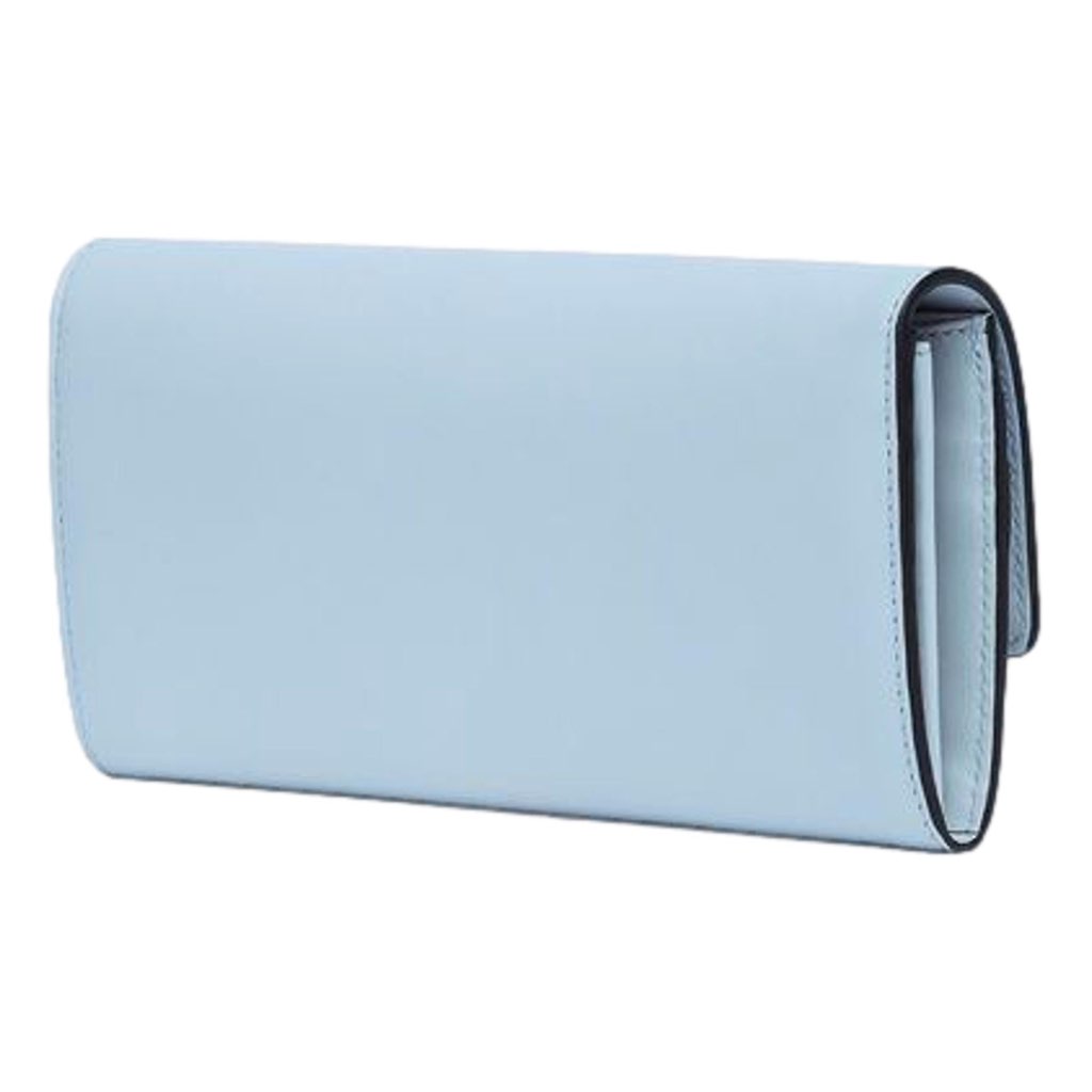 Fendi Fendi Roma Light Blue Smooth Calf Leather Continental Flap Wallet - Image 6