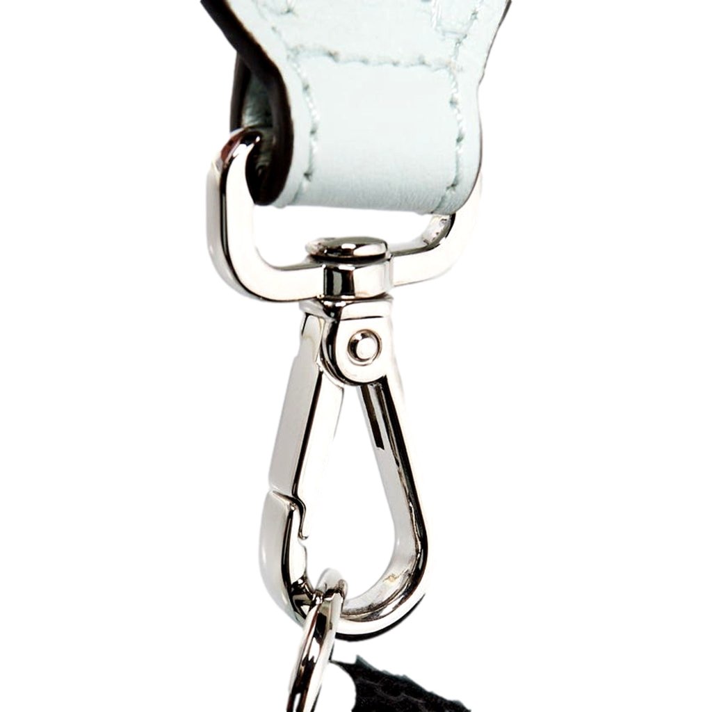 Fendi Fendi Fendiness Cyber Blue Nylon Buckle Mini Backpack Crossbody Bag - Image 6