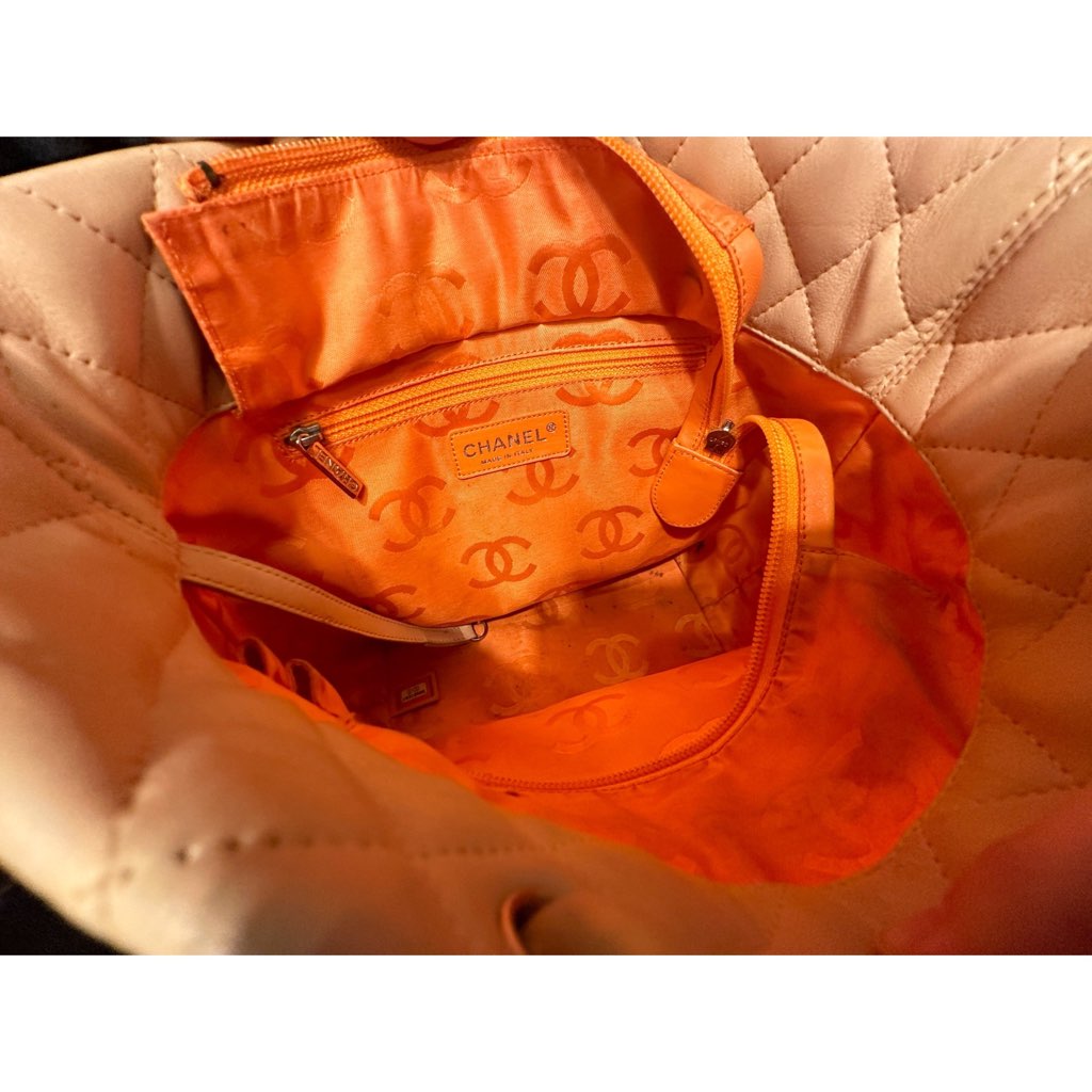 Chanel Chanel Tote Bag Cambon Beige Quilted Lambskin Leather - Image 11