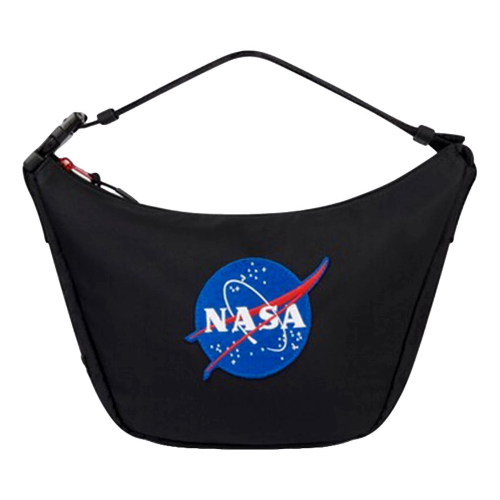 Balenciaga Balenciaga Nasa Logo Sling Shoulder Crossbody Bag Black Recycled Nylon