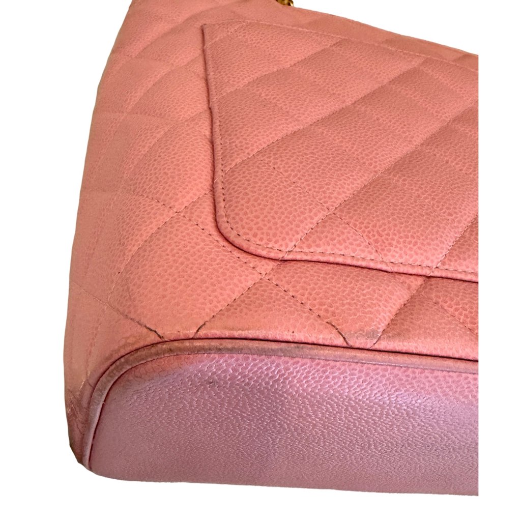 Chanel Chanel Caviar Quilted Leather Medallion Tote Pink - Image 16