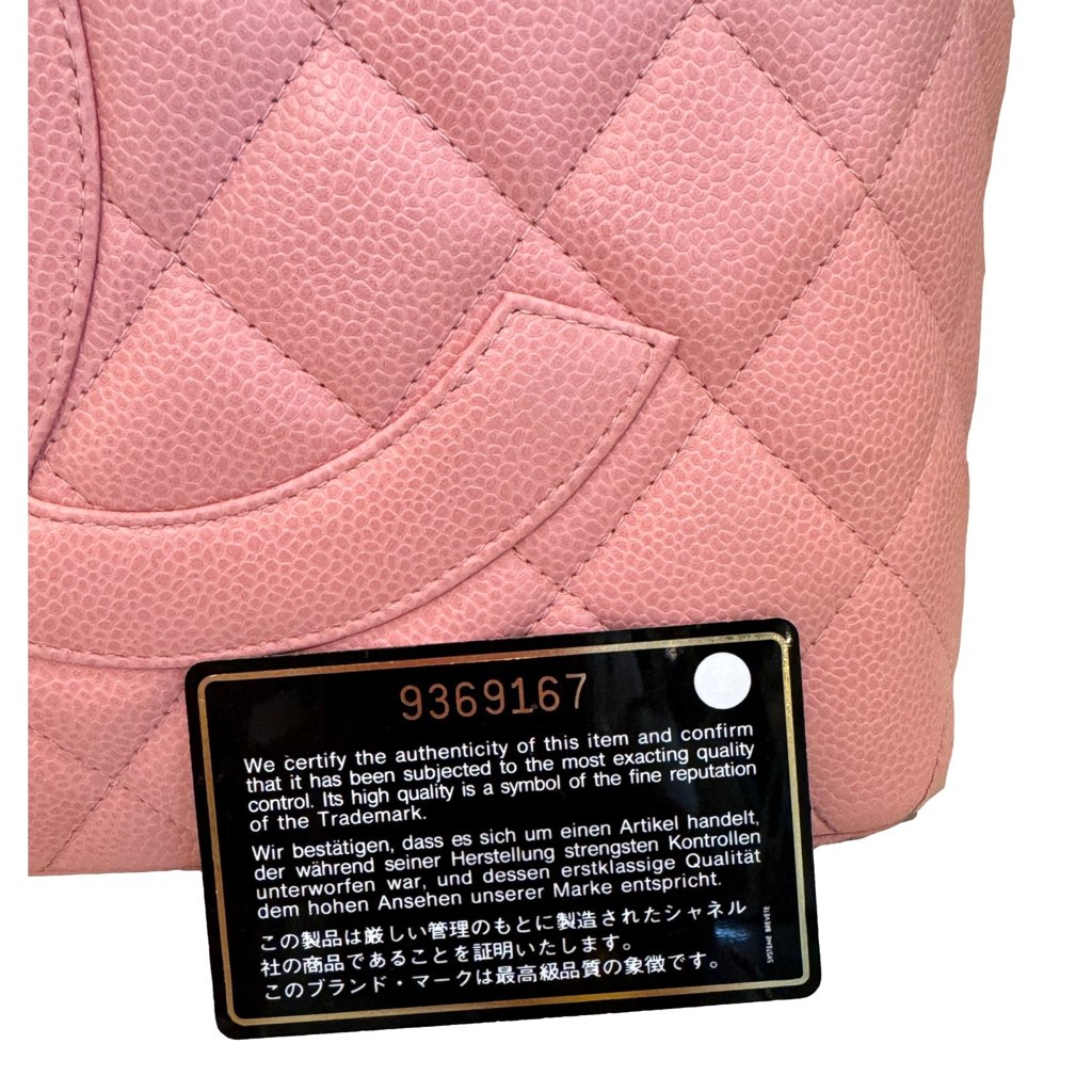 Chanel Chanel Caviar Quilted Leather Medallion Tote Pink - Detail 2