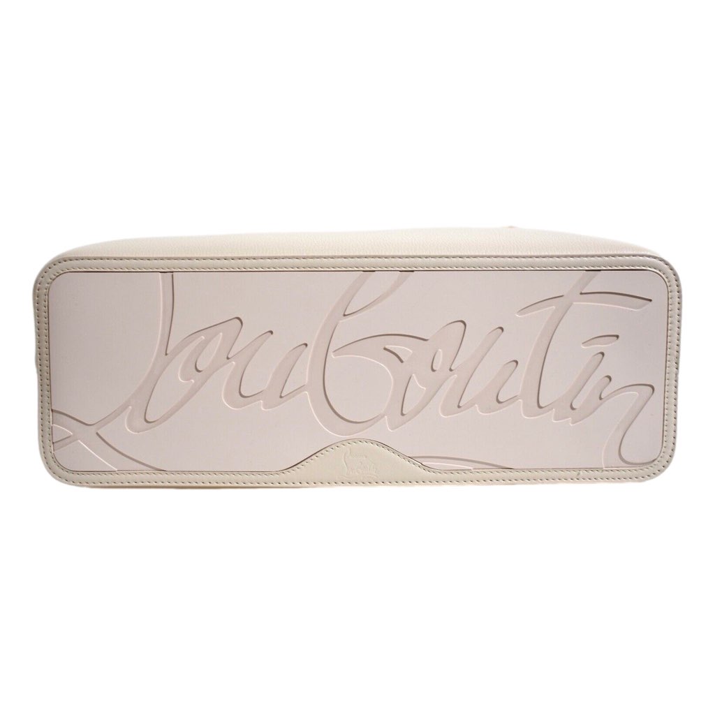 Christian Louboutin Christian Louboutin Cabata Spike Large Tote Shoulder Bag Leche Ivory - Image 11