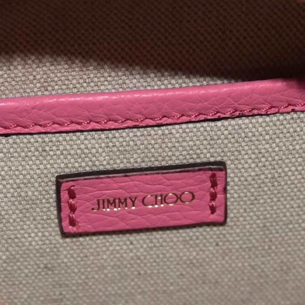 Jimmy Choo Jimmy Choo Peony Pink Leather Camera Crossbody Bag - Image 11