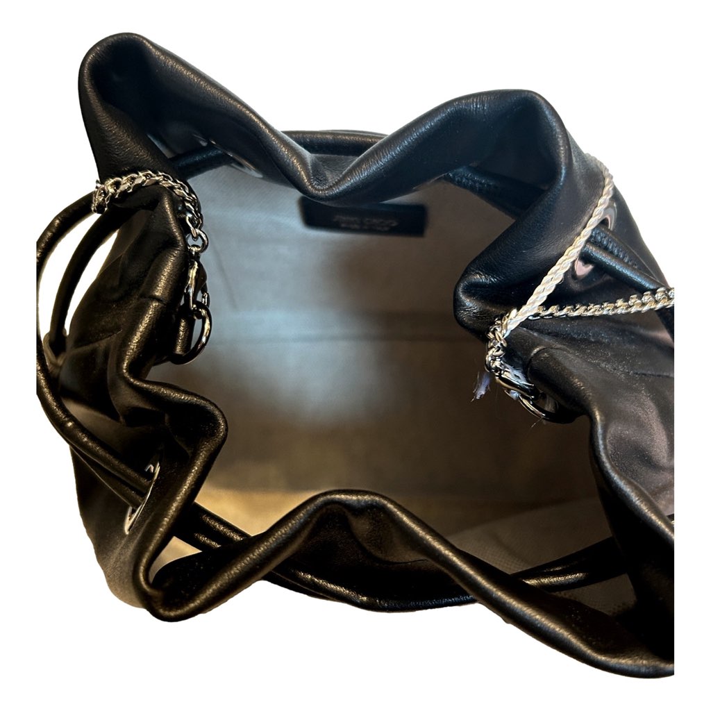 Jimmy Choo Jimmy Choo Marcheline Pearl Small Bucket Crossbody Bag Black - Detail 1